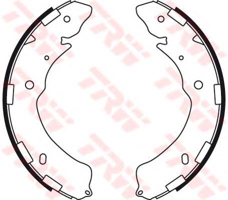 Sapatas do freio traseiras de tambor Mitsubishi 4600A122 preço, a partir de 49,29 USD