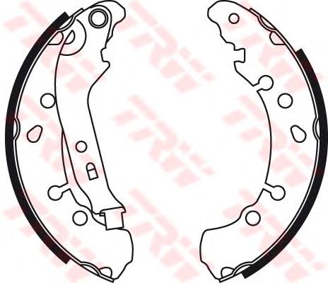 Sapatas do freio traseiras de tambor Toyota 044950D040 preço, a partir de 28,28 USD