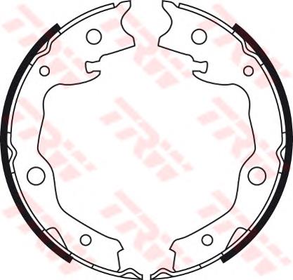 Compre GS8752 TRW Sapatas do freio de estacionamento