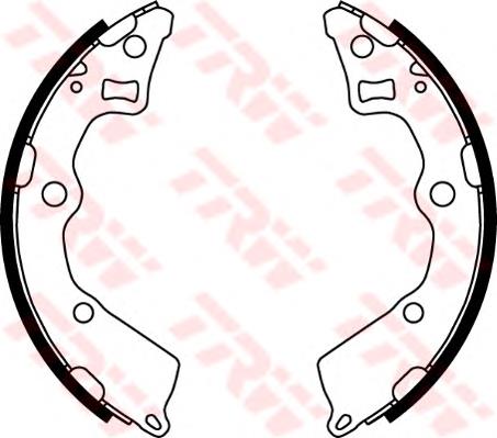 Compre 5835007A00 Hyundai/Kia Sapatas do freio traseiras de tambor