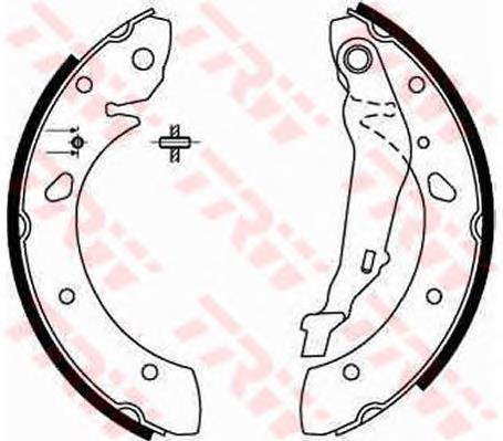 Sapatas do freio traseiras de tambor TRW GS8632 preço, a partir de 35,04 USD