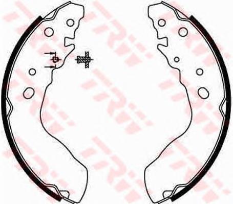 Sapatas do freio traseiras de tambor TRW GS8641 preço, a partir de 55,87 USD