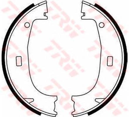 Sapatas do freio de estacionamento TRW GS8594 preço, a partir de 28,34 USD
