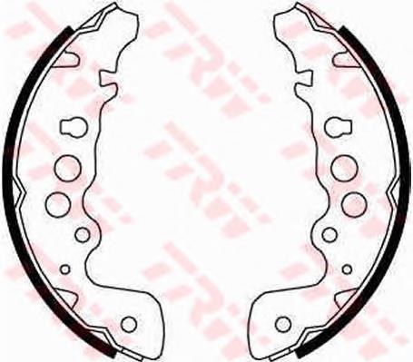 Sapatas do freio traseiras de tambor TRW GS8670 preço, a partir de 45,68 USD