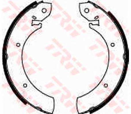 Compre 4833005000 Ssang Yong Sapatas do freio traseiras de tambor