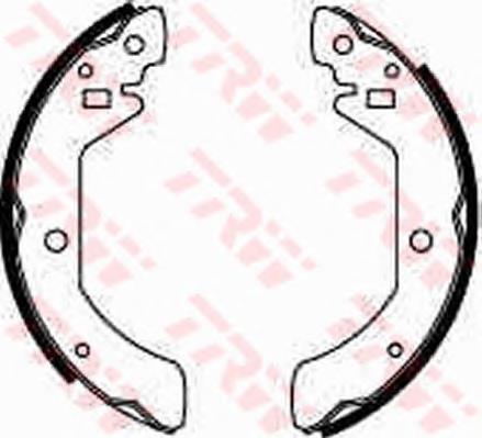 Sapatas do freio traseiras de tambor TRW GS8111 preço, a partir de 26,75 USD