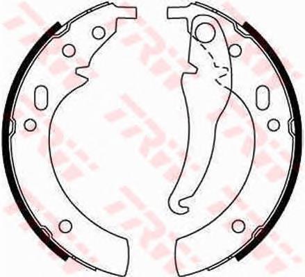 Compre 34211111852 BMW Sapatas do freio traseiras de tambor