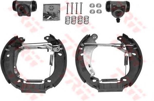 Sapatas do freio traseiras de tambor, montadas com cilindros, kit Open Parts BSK202600 preço, a partir de 217,93 USD