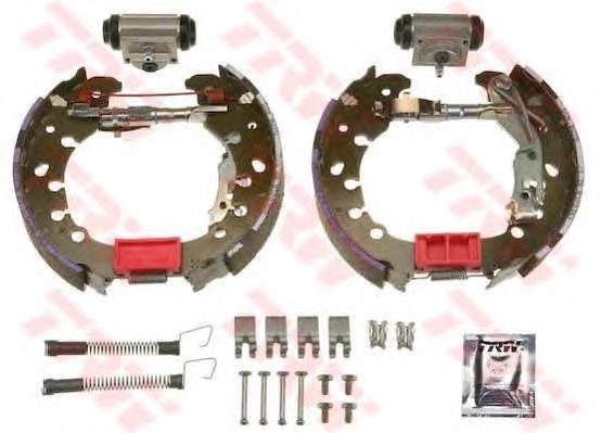 Sapatas do freio traseiras de tambor, montadas com cilindros, kit Bosch 0204114668 preço, a partir de 129,98 USD