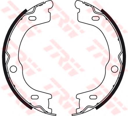 Sapatas do freio de estacionamento TRW GS8784 preço, a partir de 34,33 USD