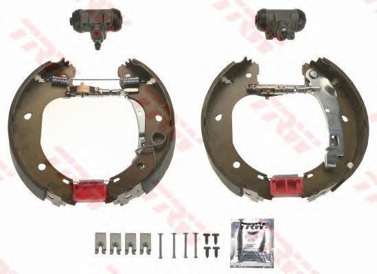 BSK208600 Open Parts Sapatas do freio traseiras de tambor