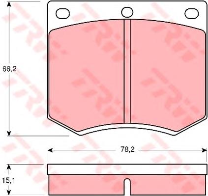 Compre 7T16A61294AB Ford Sapatas do freio dianteiras de disco