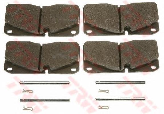 Compre GDB5058 TRW Sapatas do freio dianteiras de disco