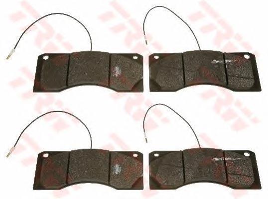Sapatas do freio dianteiras de disco TRW GDB5066 preço, a partir de 111,92 USD