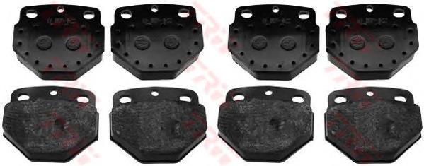 Compre GDB5087 TRW Sapatas do freio dianteiras de disco