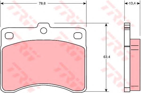 Sapatas do freio dianteiras de disco Japan Parts PA605AF
