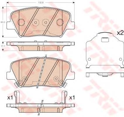 Sapatas do freio dianteiras de disco Hyundai/Kia S58101A6A01 preço, a partir de 34,14 USD