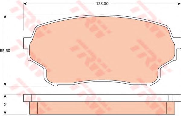 Compre 5520050J02 Suzuki Sapatas do freio dianteiras de disco