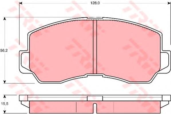 Sapatas do freio dianteiras de disco Delphi LP640 preço, a partir de 26,07 USD