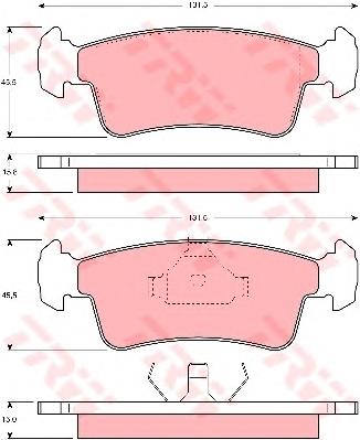 Compre PA898AF Japan Parts Sapatas do freio dianteiras de disco