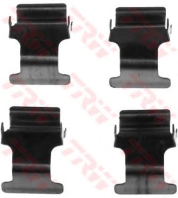 Kit de molas de fixação de sapatas de disco traseiras MR510545 Mitsubishi