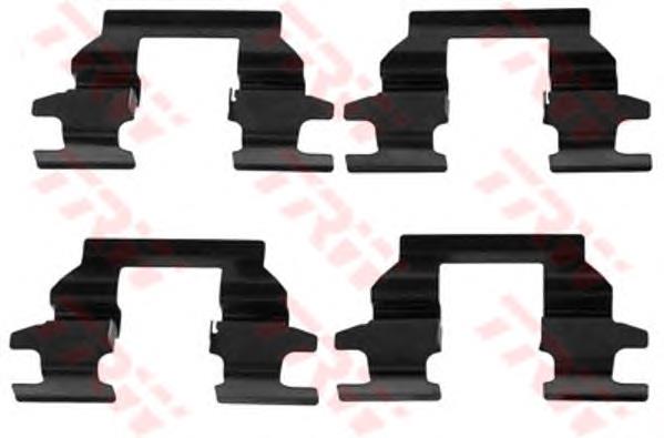 440808H325 Nissan/Infiniti Kit de molas de fixação de sapatas de disco traseiras