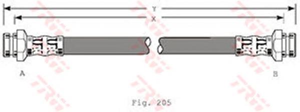 Mangueira do freio dianteira TF531 Japan Parts