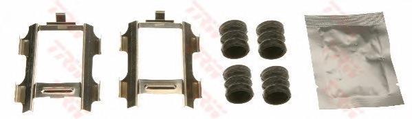 0004217391 Mercedes Kit de molas de fixação de sapatas de disco traseiras