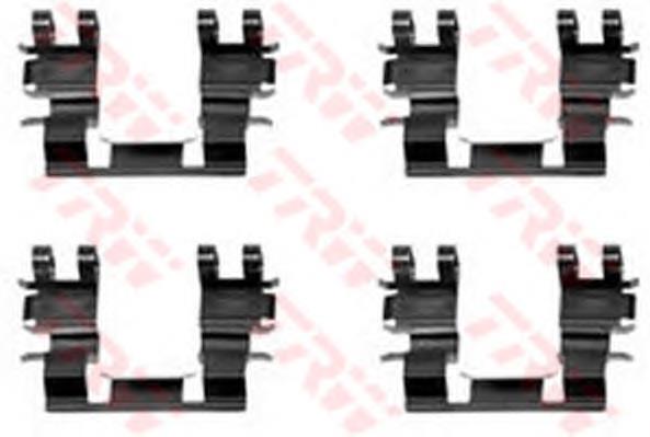901087 Frenkit Kit de molas de fixação de sapatas de disco dianteiras