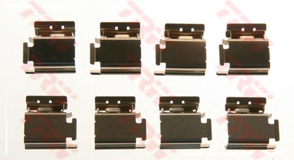 Compre 182724 Febi Kit de molas de fixação de sapatas de disco dianteiras