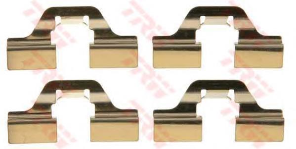 Kit de molas de fixação de sapatas de disco traseiras TRW PFK405 preço, a partir de 4,13 USD