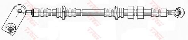 Compre TF831 Japan Parts Mangueira do freio dianteira esquerda