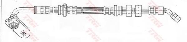 Compre TF830 Japan Parts Mangueira do freio dianteira direita