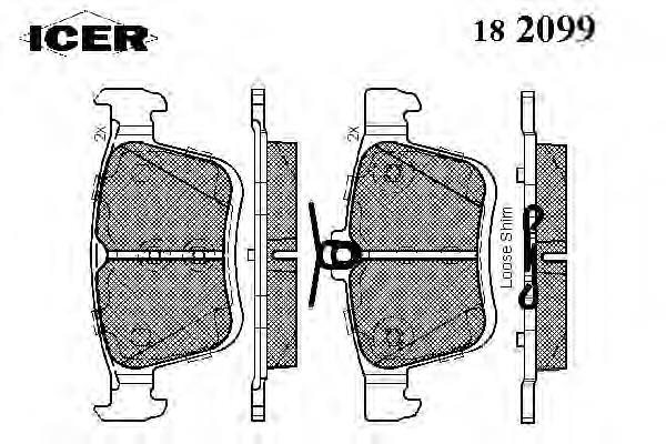 Sapatas do freio traseiras de disco DP42153R EBC Brakes