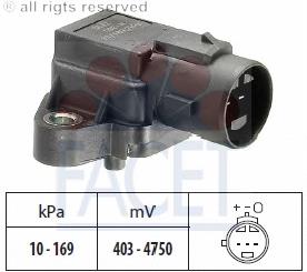 Sensor de pressão no coletor de admissão, MAP J5704001 Jakoparts