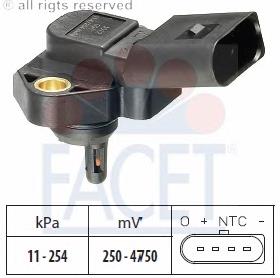 91628 NGK Sensor de pressão de supercompressão