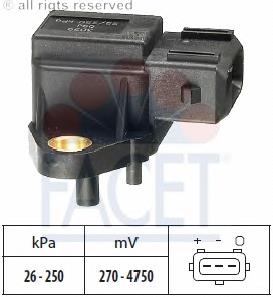 1275170 Volvo Sensor de pressão no coletor de admissão, MAP