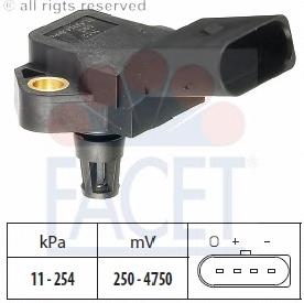 261230073 VAG Sensor de pressão de supercompressão