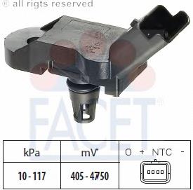 Compre 9804395480 Peugeot/Citroen Sensor de pressão no coletor de admissão, MAP