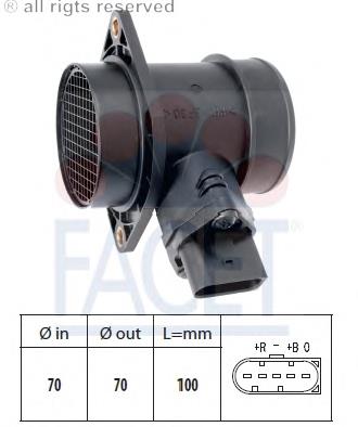 Sensor de fluxo (consumo) de ar, medidor de consumo M.A.F. - (Mass Airflow) VAG 06A906461NX preço, a partir de 51,91 USD