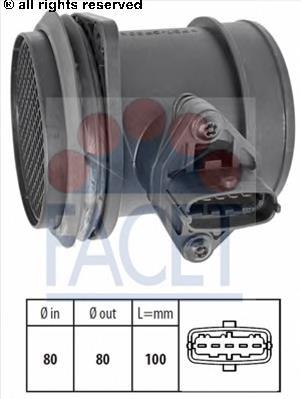 8692624 Volvo Sensor de fluxo (consumo) de ar, medidor de consumo M.A.F. - (Mass Airflow)