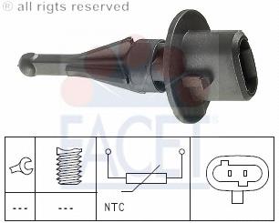 Sensor de temperatura da mistura de ar 1865A095 Mitsubishi