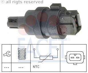 Sensor de temperatura da mistura de ar Facet 104013 preço, a partir de 11,94 USD