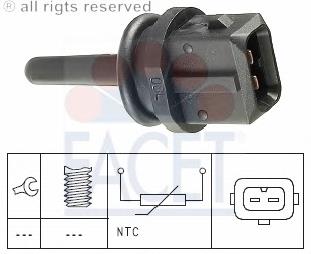 Sensor de temperatura da mistura de ar ERA 550690