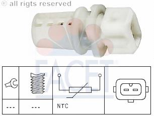 Sensor de temperatura da mistura de ar Facet 104009 preço, a partir de 13,07 USD