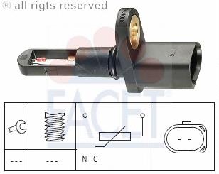 Sensor de temperatura da mistura de ar NTY ECTVW006