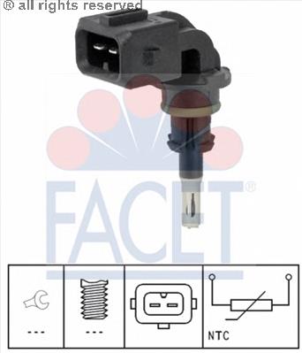 104038 Facet Sensor de temperatura da mistura de ar