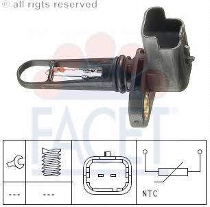 Sensor de temperatura da mistura de ar Magneti Marelli ATS22