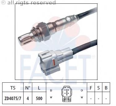 F00HL00050 Bosch Sonda lambda, sensor de oxigênio