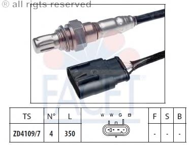 77578 FAE Sonda lambda, sensor de oxigênio até o catalisador